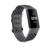 Fitbit Charge 3/4 Strap - Breathable Rubber Strap - Bit Straps