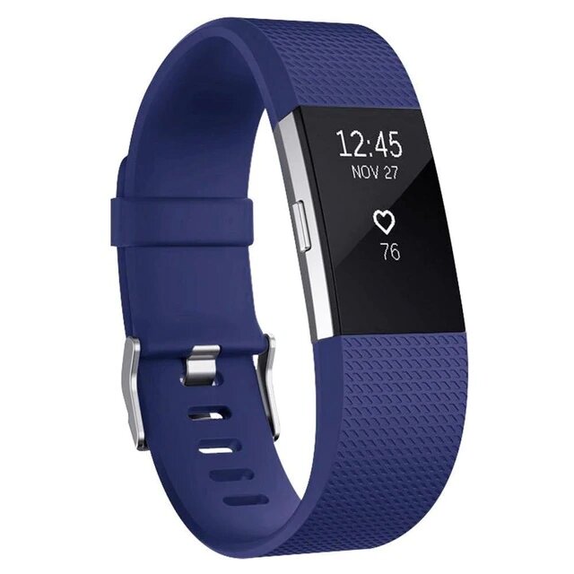 Fitbit Charge 2 Strap - Rubber Replacement Strap - Bit Straps